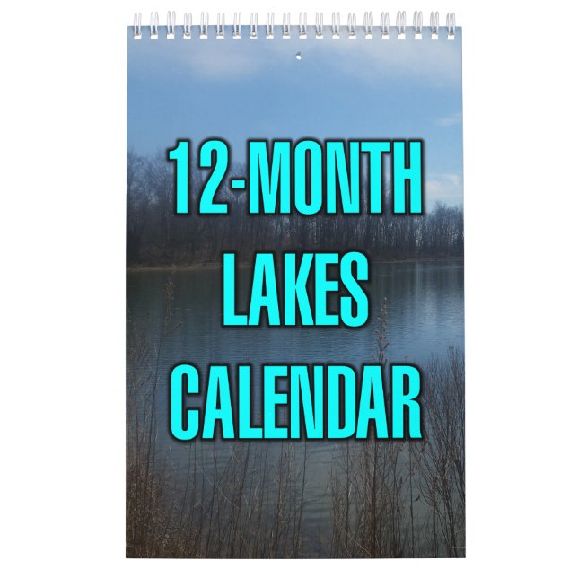 12-Month Lakes Kalender (Titelbild)
