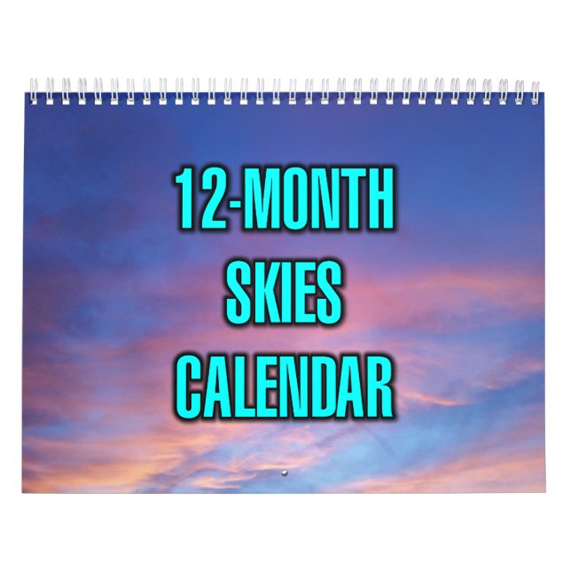 12-Month Skies Kalender (Titelbild)
