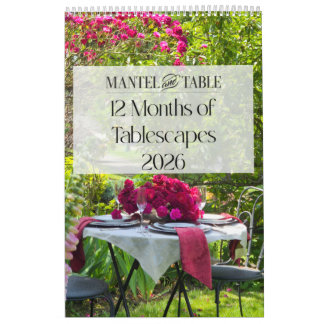 12 Months of Beautiful Tablescapes 2026 Kalender