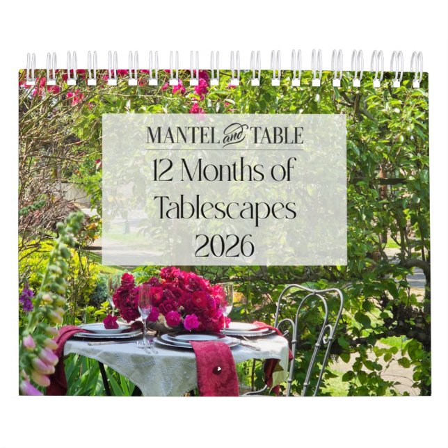12 Months of Tablescapes 2026 Calendar Kalender (Titelbild)
