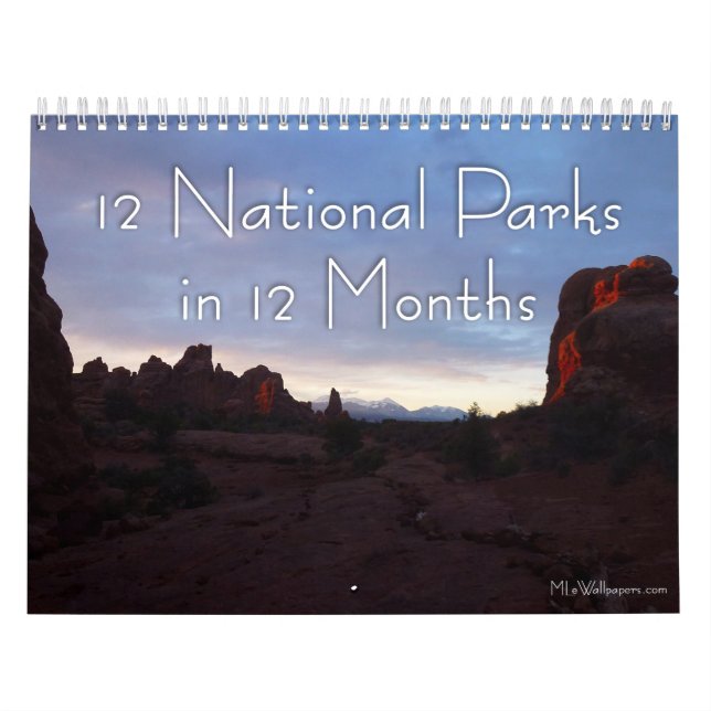 12 Nationalparks in 12 Monaten, 5. Kalender (Titelbild)