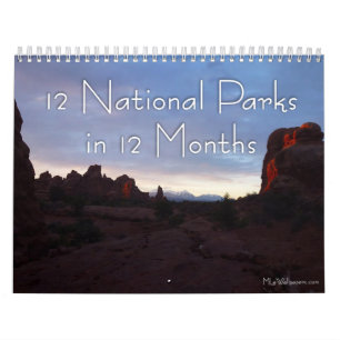 12 Nationalparks in 12 Monaten, 5. Kalender