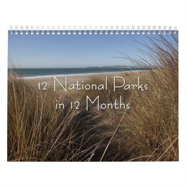 12 Nationalparks in 12 Monaten, 6. Kalender (Titelbild)