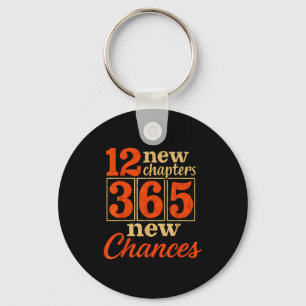 12 neue Kapitel 365 Chancen Motivierend  Schlüsselanhänger