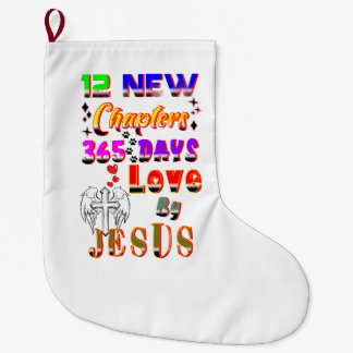 12 neue Kapitel 365 Tage Liebe durch Jesus Großer Weihnachtsstrumpf