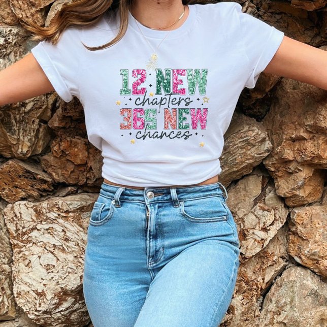 12 NEUES KAPITEL 365 NEUE ÄNDERUNGEN - JAHRESGIFTS Tri-Blend SHIRT (Von Creator hochgeladen)