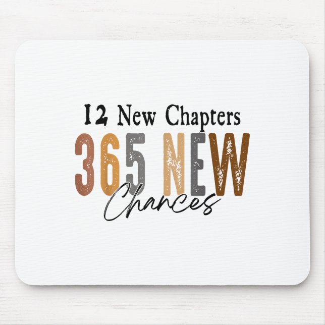 12 New Chapters 365 New Chances Family  Mousepad (Vorne)