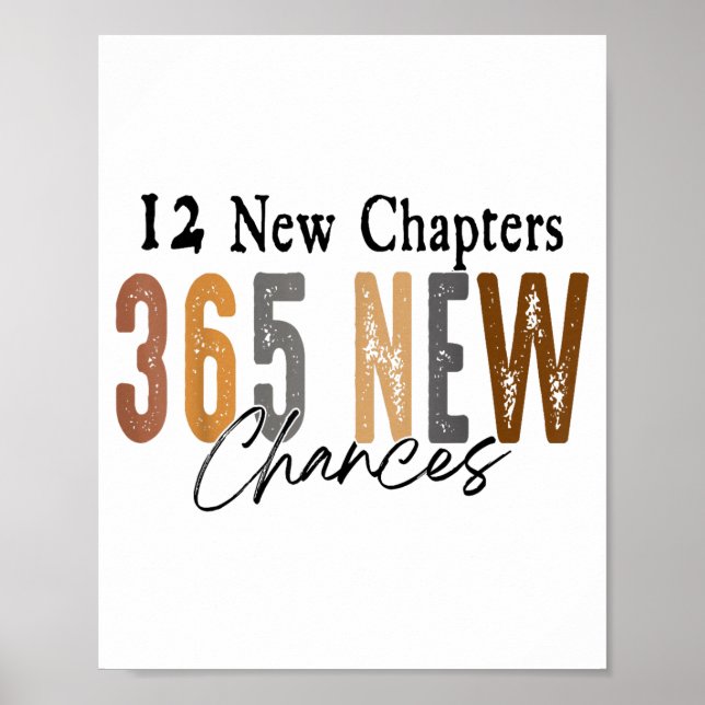 12 New Chapters 365 New Chances Family  Poster (Vorne)