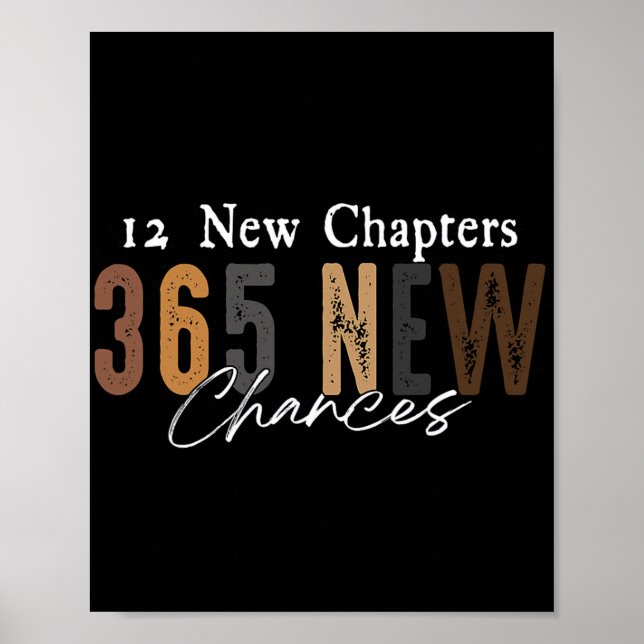 12 New Chapters 365 New Chances  Poster (Vorne)