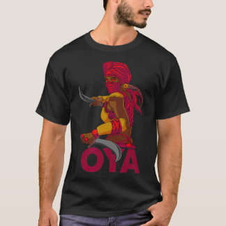 12 Orisha Oya Yoruba African Goddess Gods African T-Shirt