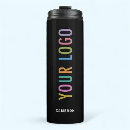 12 oz Black Drink Flasche Custom Logo Vacuum versi