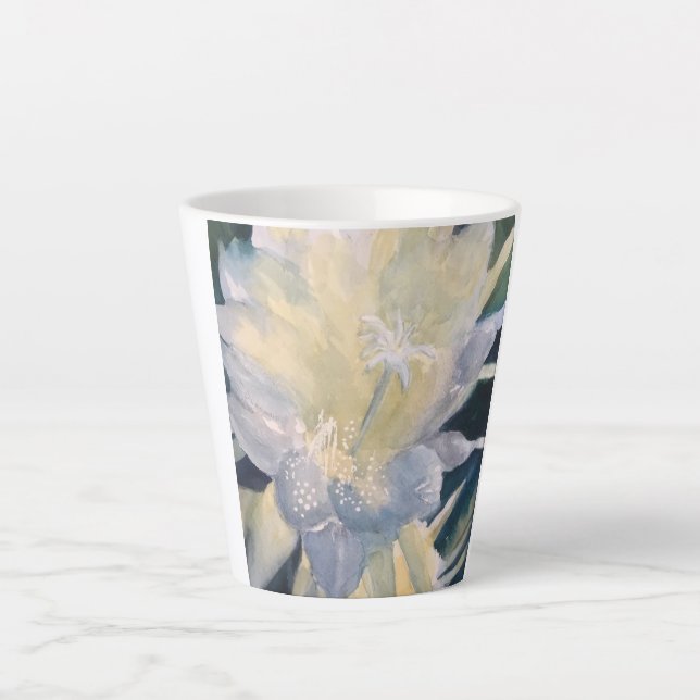 12 oz Wüste Blume Latte Tasse (Vorderseite)