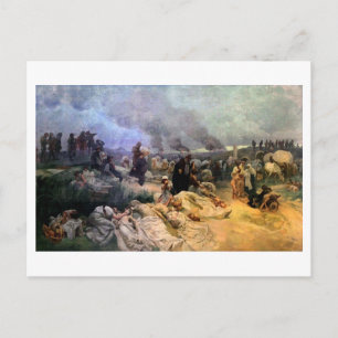 #12 Petr Chelcicky in Vodnany, Mucha Postkarte