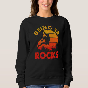 12 Rocks Retro Climber Geburtstag Sweatshirt