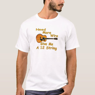 12 Schnur-Gitarre T-Shirt