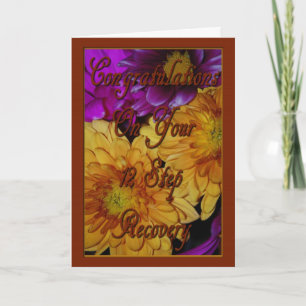 12 Schritt-Erholungs-Karte Karte