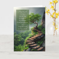 12-Schritte-Wiederherstellung Klippe Treppe und üp
