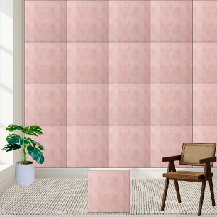 #12 Schwarz-Rosa Aquarellfarbe Keramik Tile Fliese