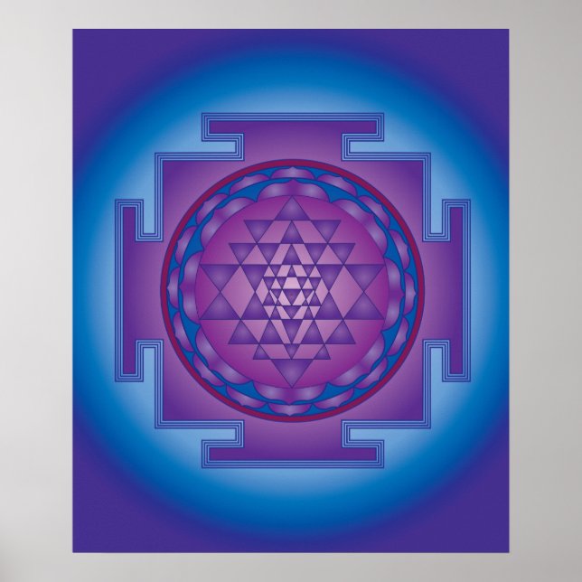12 SRI YANTRA - TRANSCENDENZ POSTER (Vorne)