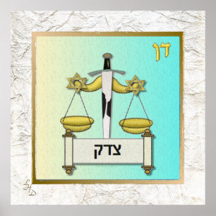 12 Stämme Israels Dan Kunstprint Poster