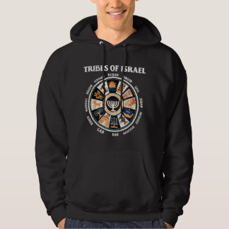12 Stämme Israels Hebräisch Israelite Judah Hoodie