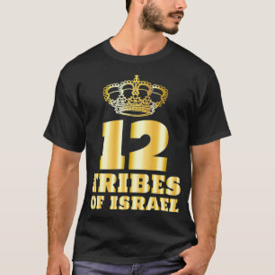 12 Stämme Israels Hebräische Israelite Jah T-Shirt