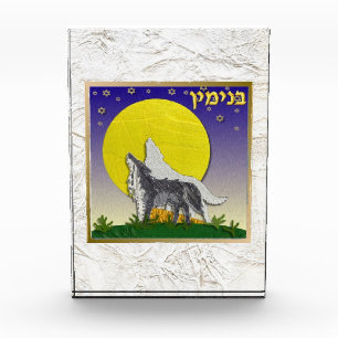 12 Stämme von Israel Benjamin Art Acryllic Block