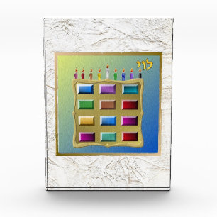 12 Stämme von Israel Levi Art Acryllic Block