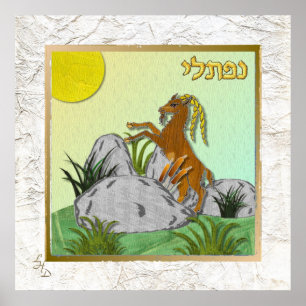 12 Stämme von Israel Naphtali Art Print Poster