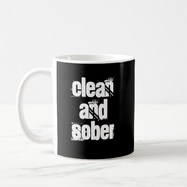 12 Step Erholung Sobriety Alcoholics Slogan Tasse (Links)