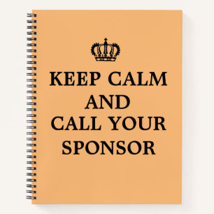 12 Step Erholung Sobriety OM NA Journal-Notebook Notizbuch