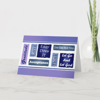 12-Step-Inspirationskarte Karte