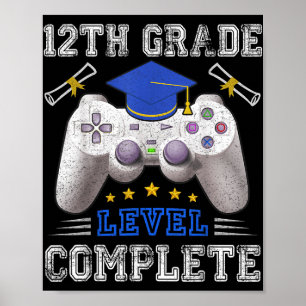 12. Stufe Vollständiger Gamer Cl von 2025 Graduat Poster