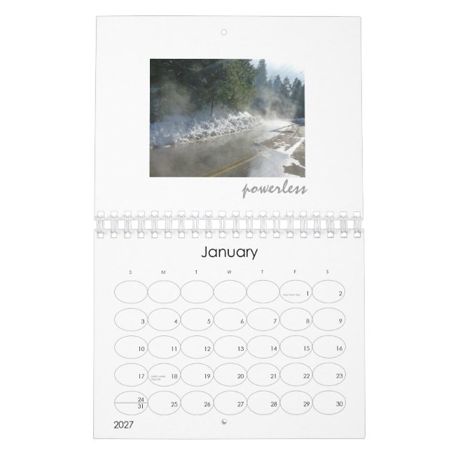 12 Stufenkalender Kalender (Jan 2027)