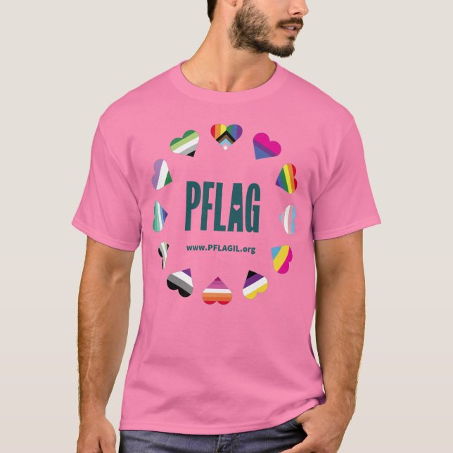 12 T - Shirt für den Kreis der Herzkreise für PFLA (Vorderseite)