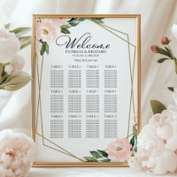 12 Tabellen Geometrische Hochzeitssitzdiagramme mi