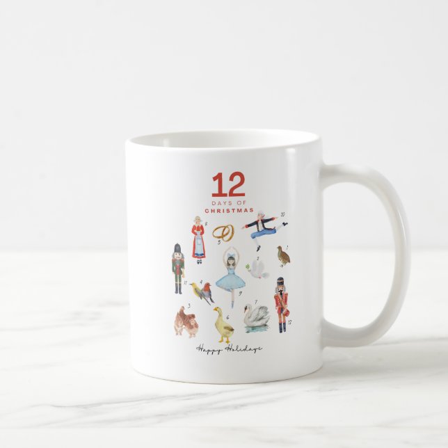 12 TAGE CHRISTMAS KAFFEETASSE (Rechts)
