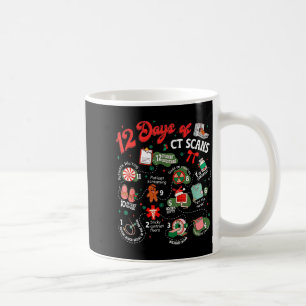 12 Tage Ct-Scan-Weihnachten Ct-Tech Cat-Scan Kaffeetasse