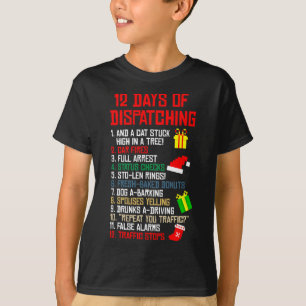 12 Tage der Auslieferung Weihnachts-Pajama-Weihnac T-Shirt