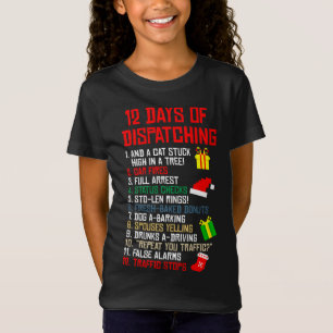 12 Tage der Auslieferung Weihnachts-Pajama-Weihnac T-Shirt