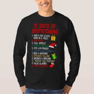12 Tage der Auslieferung Weihnachts-Pajama-Weihnac T-Shirt