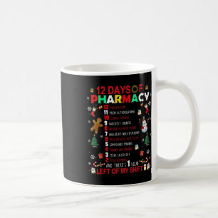 12 Tage Pharmacy Funny Christmas Pharmacist Tec Kaffeetasse