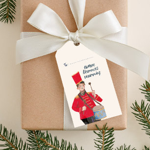 12 Tage vor Weihnachten 12 trommelnde Trommler Geschenkanhänger