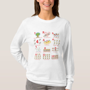 12 Tage Weihnachten abgeschlossen T-Shirt