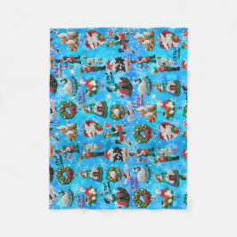 12 Tage Weihnachten Handgefertigte Gürtelschmuck K Fleecedecke