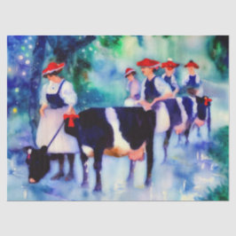 12 Tage Weihnachten: Maid A-Milking (A), Seidenpapier