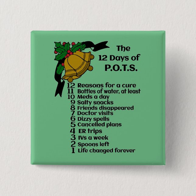 12 Tage Weihnachten...P.O.T.S. Button (Vorderseite)