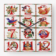 12 Tage Weihnachten Quilt Druck Geschenke