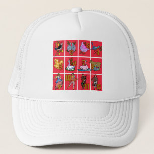 12 Tage Weihnachten T - Shirt, Bekleidung, Geschen Truckerkappe