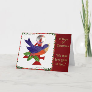 12 Tage Weihnachten vier nennende Vögel
